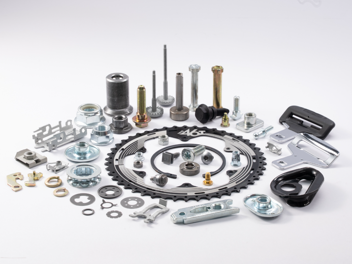 Fasteners — bolts, nuts, screws, washers and pins in a range of finishes