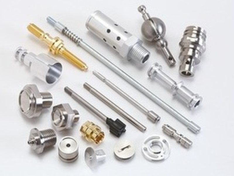 CNC-machined shafts, valves and precision turned components