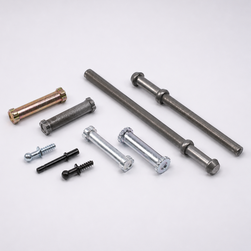 Cold-forged shafts, sleeves and pins