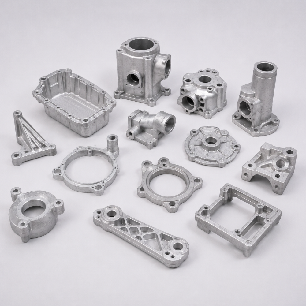 Aluminium die-cast housings and manifolds