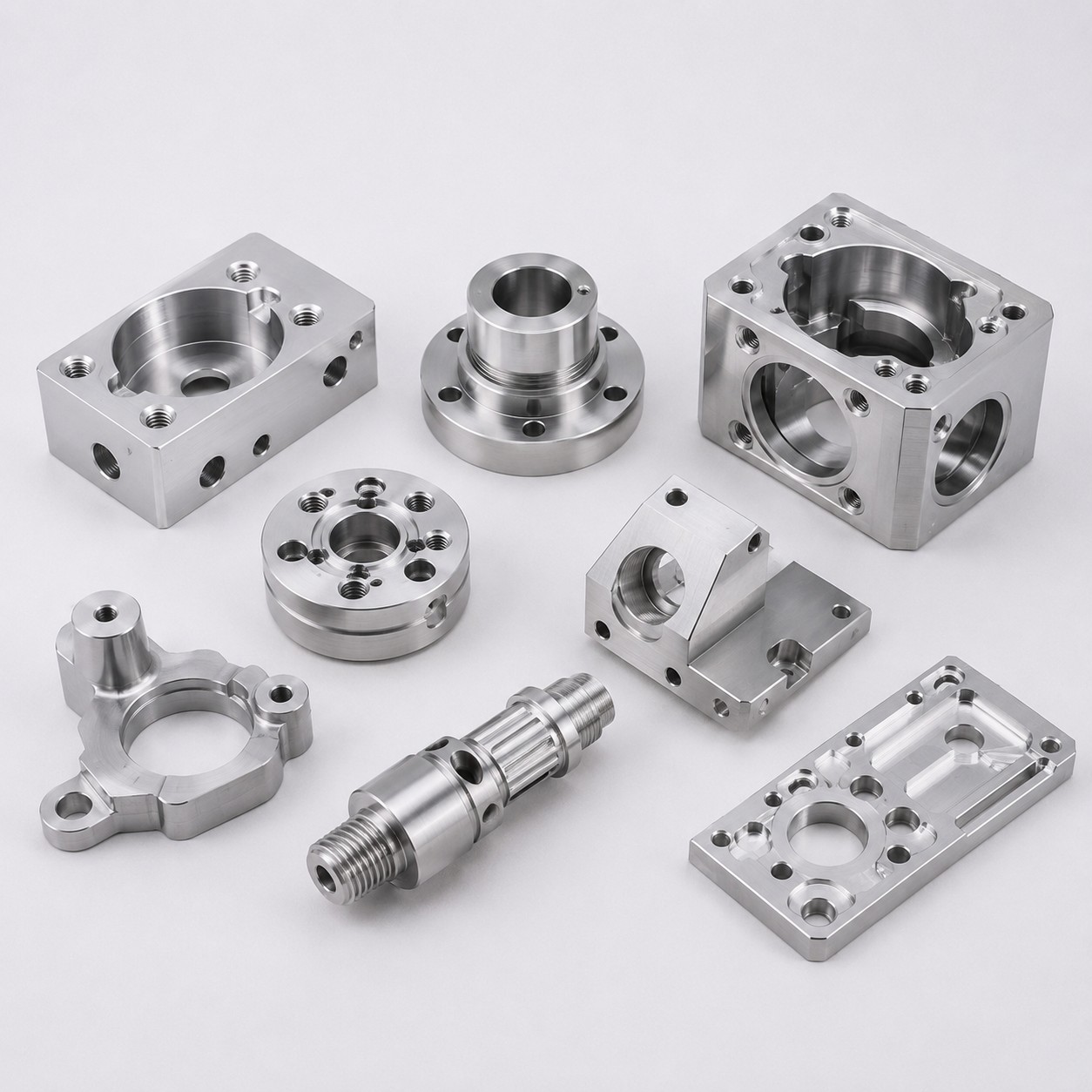 Precision-milled machined parts