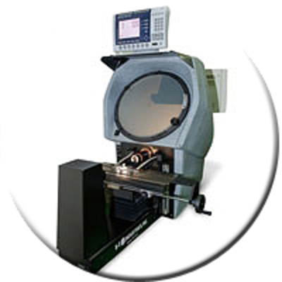 Horizontal profile projector