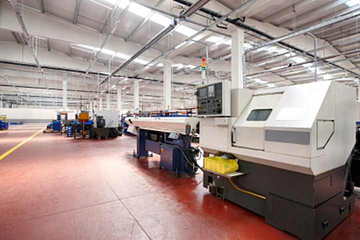 CNC machine shop floor